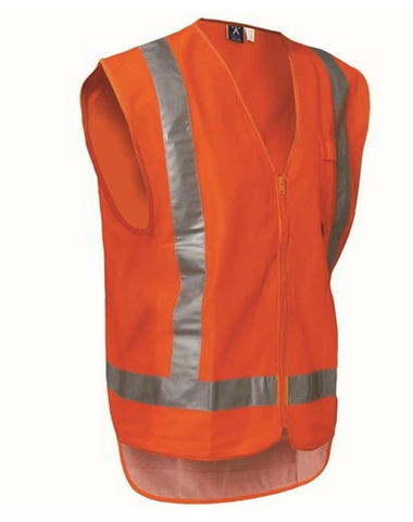 PRO Hi Vis Vest Ttmc-w17 Polyester Drop Tail Orange 2XL