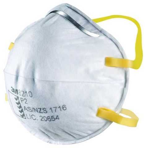 3M 8210 Disposable P2 & N95 Respirator Box 20 (10)