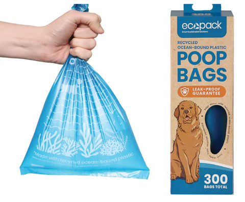 Recycled Ocean-Bound Plastic Poop Bags Box/300