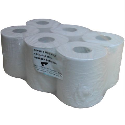 Coastal 1Ply Centrefeed Paper Towels Bale/6