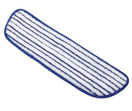 Rubbermaid 18 Microfibre Finish Mop Refill Blue / White