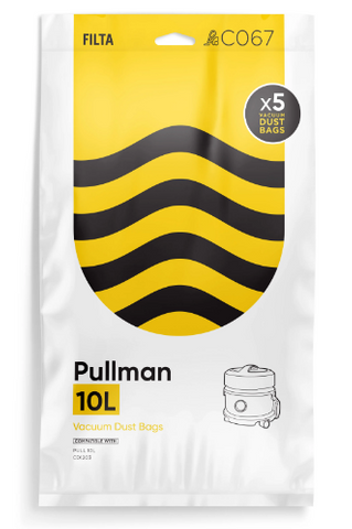 Filta Vac Bag Paper Pullman 10L Pk/5 (18030)