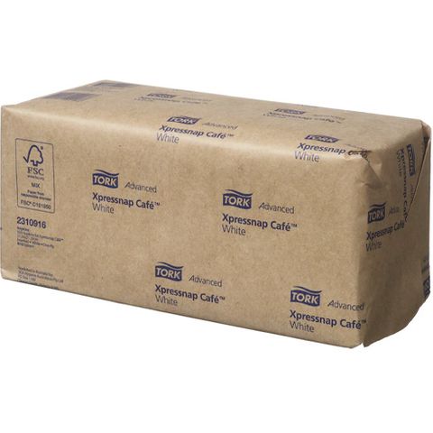Tork N10 Advanced 1ply Xpressnap Cafe Napkins White Ctn/12 (2310916)