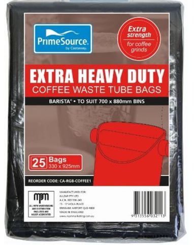 Coffee Waste Barista Bags Heavy Duty Pk/25