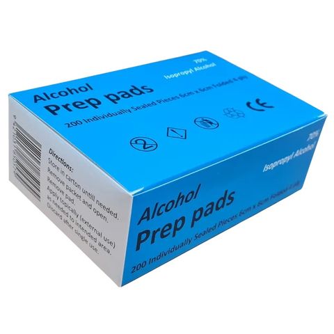 Alcohol Prep Wipes 200/box