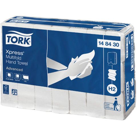 Tork H2 Xpress 1ply Advanced Multifold Paper Towels Ctn/21 (148430)