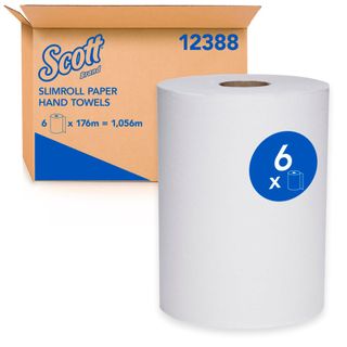 KC Scott Slimroll Paper Towels Ctn/6 (12388)