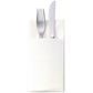 Tork 1ply Textile Feel Linstyle Cutlery Pocket Napkins White Ctn/2 (2311273)