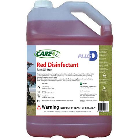 CARE4 Plus D Red Disinfectant