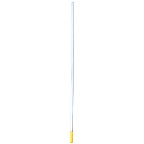 Flat Mop Handle Aluminium Yellow Non-screw 140cm
