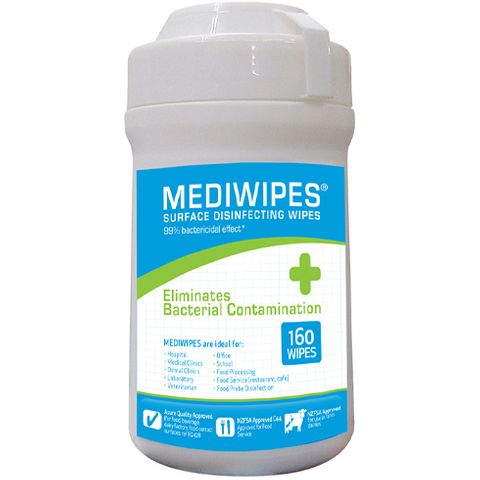 Food Service & Preparation Medi Wipes Canister/160