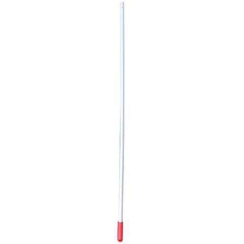 Flat Mop Handle Aluminium Red Non-screw 140cm
