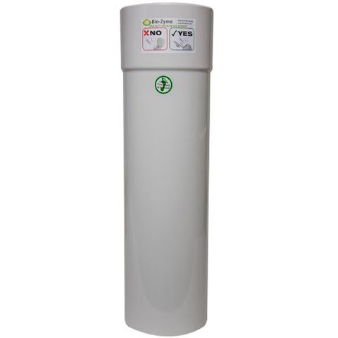 Bio Bin Terracyclic Sanitary Unit Bin Base Regular White
