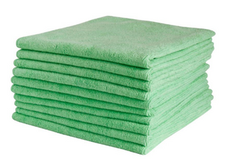 Microfibre Cloth 40cm x 40cm 300gsm Green