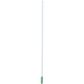 Flat Mop Handle Aluminium Green Non-screw 140cm