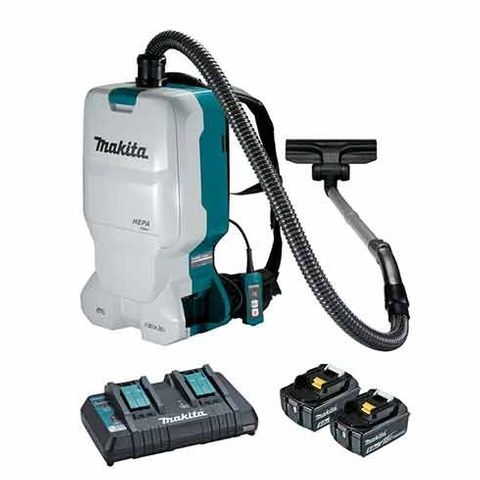 Makita 6litre 5amp Battery Back Pac Kit DVC660T2X1 (incl 2 batteries)