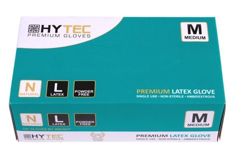 PH Hytec Gloves Latex P/Free