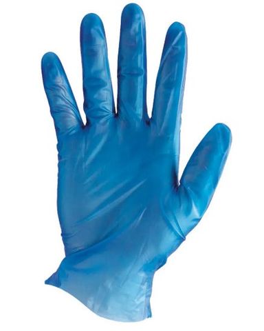 Coastal Gloves Vinyl Blue Pk/100