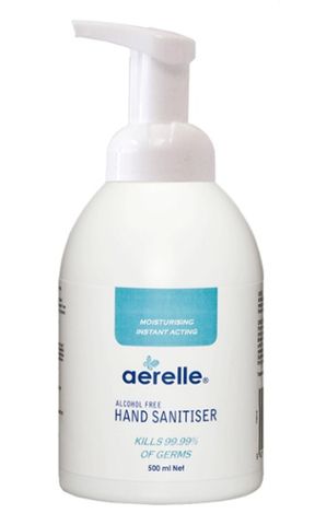 Aerelle Non-Alcohol Foam Sanitiser 500ml Pump
