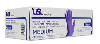 Gloves Polymer P/Free Medium Pk/10