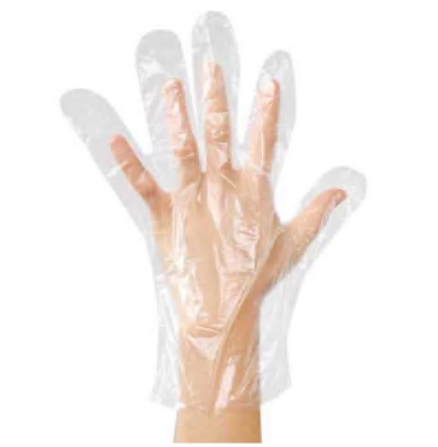 Gloves Poly Medium Pk/10