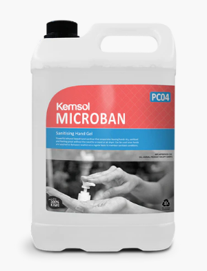 Kemsol Microban Waterless Hand Sanitiser 5L