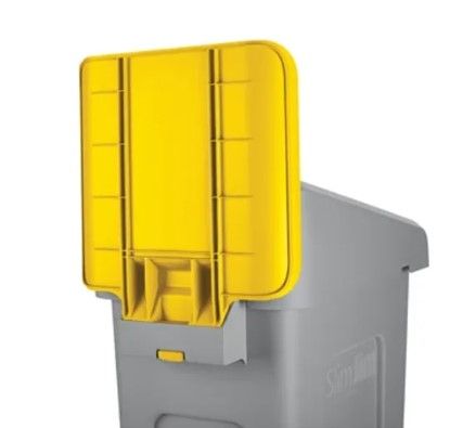 Slim Jim Bin Lid - Yellow