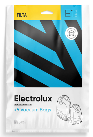 Filta Electrolux and Phillips Vac Bag F013 (51012) pkt/5