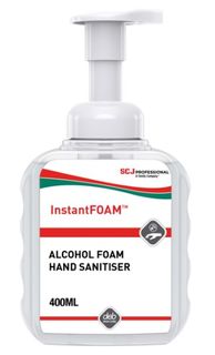 Deb InstantFoam Hand Sanitiser Pump Bottle 400ml