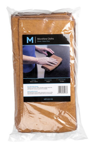 Microfibre Cloth 40cm x 40cm Grey/Brown