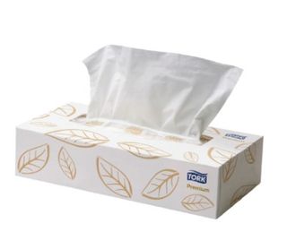 Tork F1 Extra Soft Facial Tissues Box/100 (SINGLES)