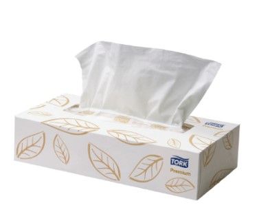 Tork F1 Extra Soft Facial Tissues Box/100 (SINGLES)