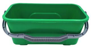 Rectangle Plastic Window Buckets Green 12L