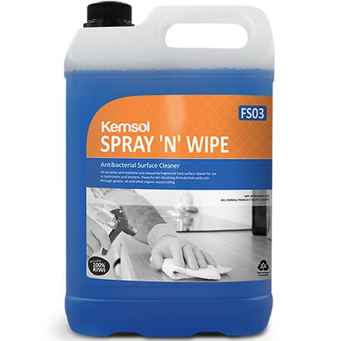 Kemsol Spray n Wipe Antibac 5L