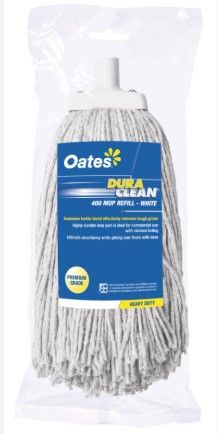 Oates Duraclean Mop 400gm WHITE