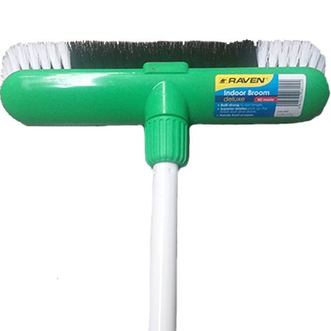 Raven Deluxe Indoor Broom Complete