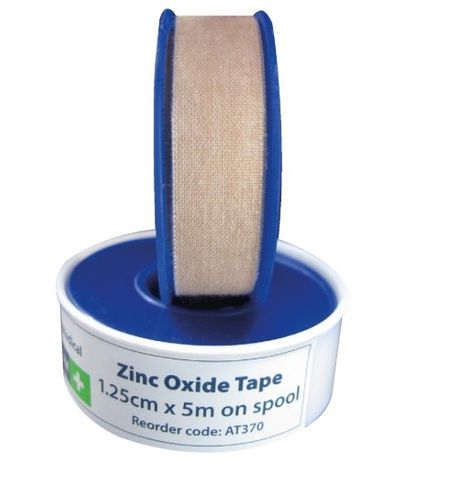 Platinum Zinc Oxide Tape 12.5mm X 5M Roll (Code 615)