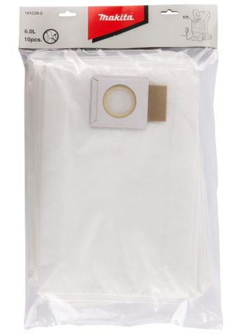 Makita DVC660/665 Disposable Fleece Filter Bags Pk/10 (191C26-2)