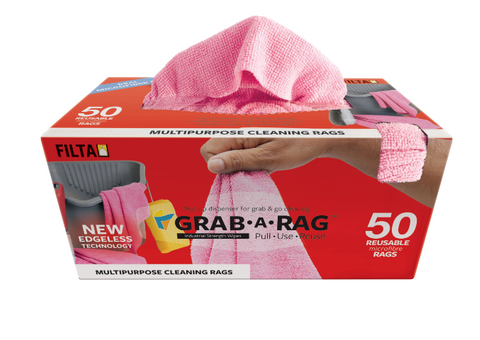 Grab - A - Rag 50PK Microfibre Rags 30x3