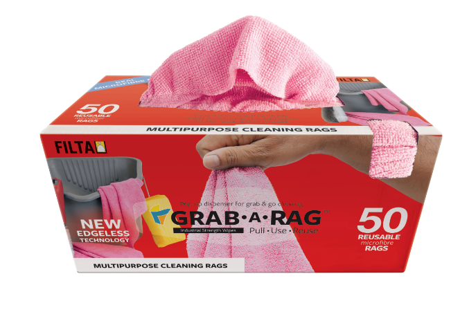 Grab - A - Rag 50PK Microfibre Rags 30x3