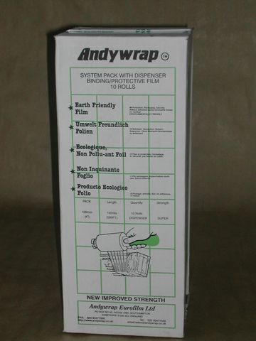 Andywrap 100mm 20mu 150m - CTN of 40 rolls