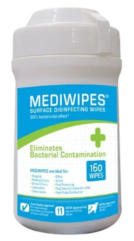 Mediwipes Disinfecting Wipes Tub/160