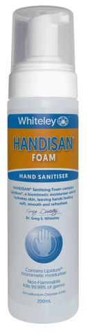 Handisan Sanitiser 200ml Foam