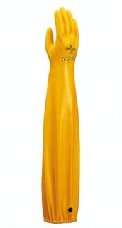 Showa 772 Medium Nitrile Long Arm Chemical Gloves - Per Pair
