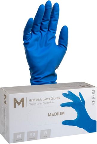 M Hi Risk Glove Medium Powder Free Pk/50