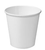 White Paper Coffee Cup 118ml 4oz CTN 1000