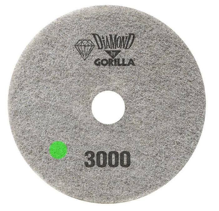Gorilla Diamond Pad - 3000 Grit Ctn/2