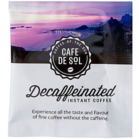 Healthpak Cafe de Sol Decaf Coffee Sachets Ctn/500