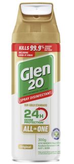 Glen20 Disinfectant Spray 300ml Can