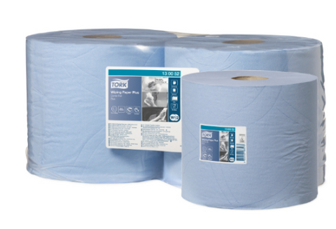 Tork Wiping Paper Plus Blue Combi Roll 2 ply W1/W2 (130052)